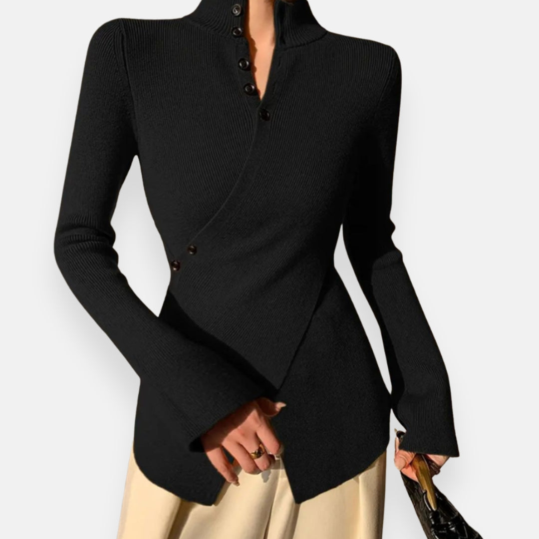 Wivine | Pull croisé raffiné