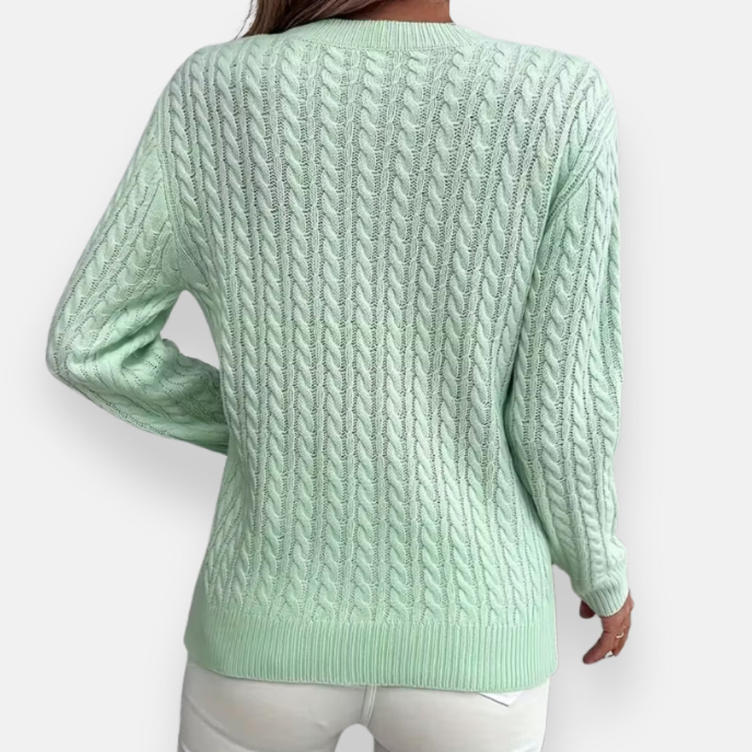 Caléa | Pull torsadé élégant
