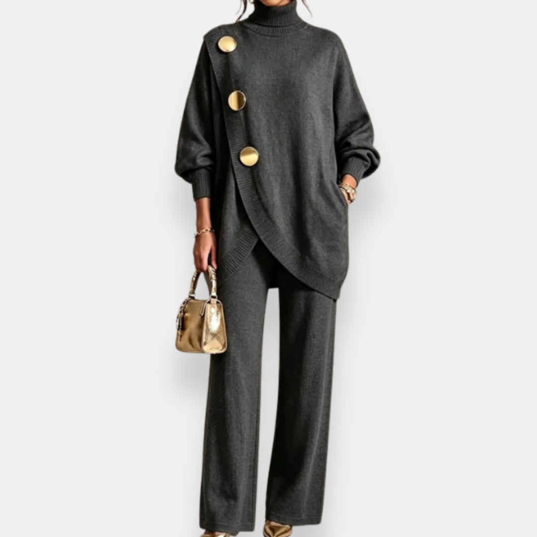 Alaïa | Ensemble Roulé Boutons