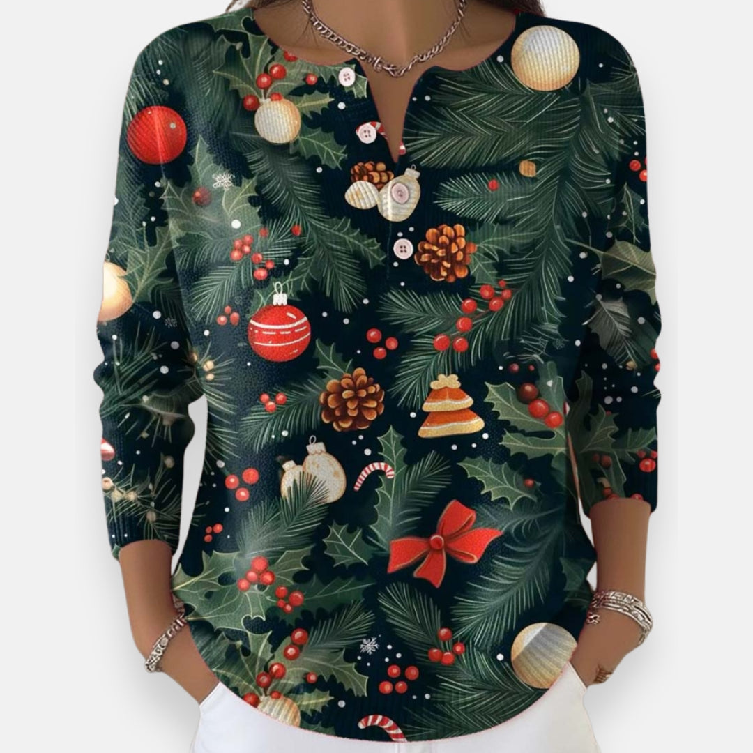 Coravie | Sweat de Noël Sapin Festif