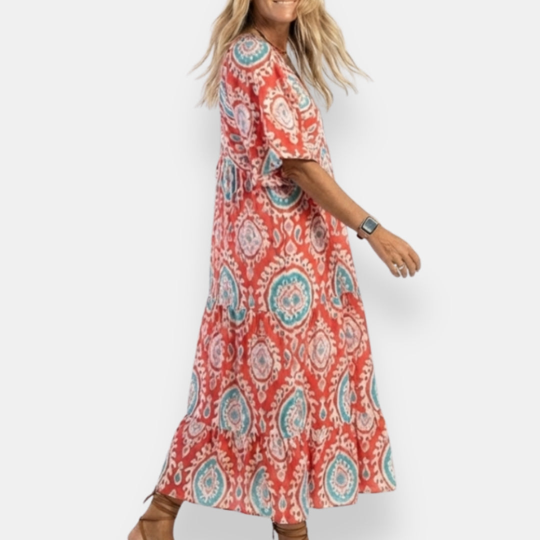 Nolwenna | Robe Longue Étagée