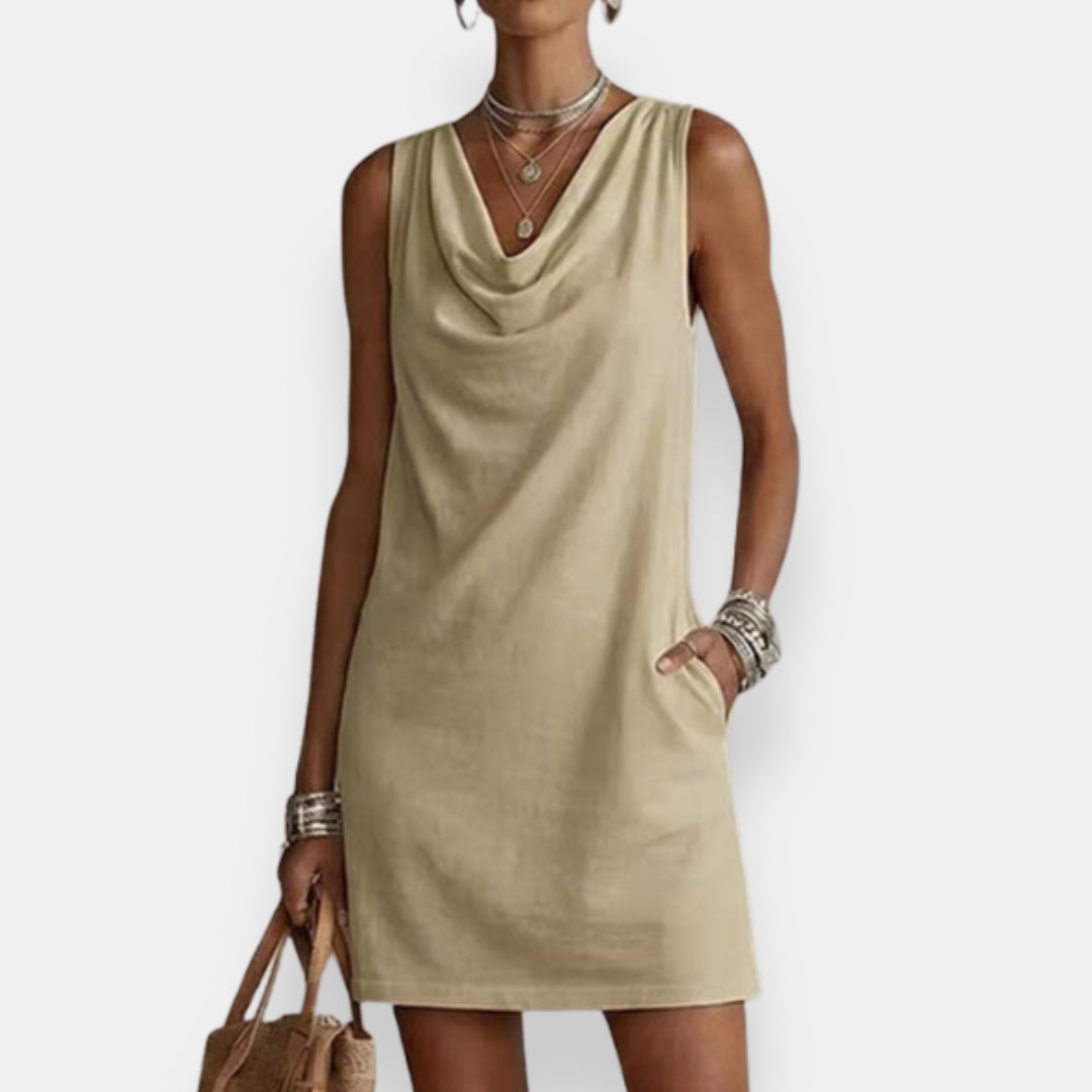 Michèle | Robe Courte Drapée