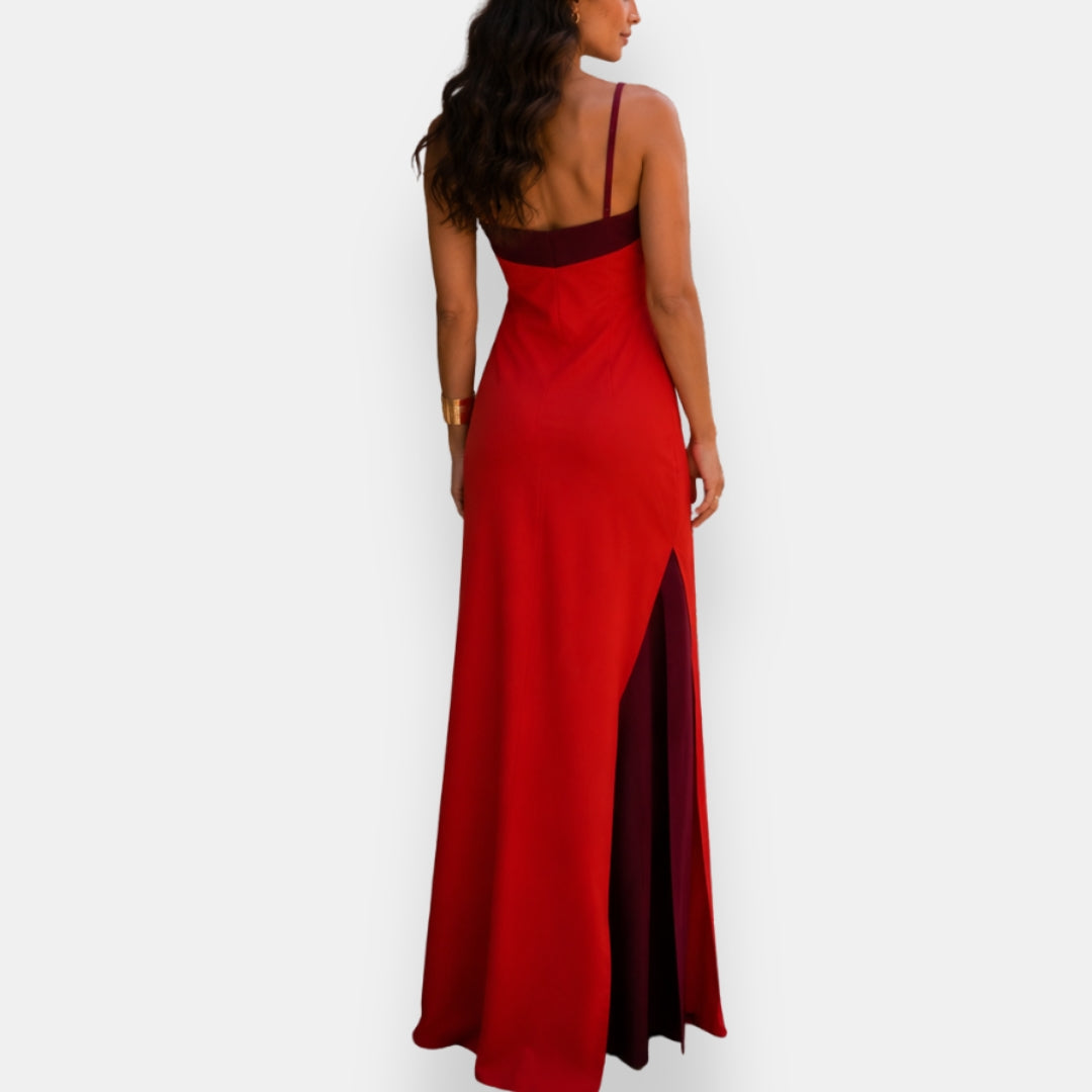 Olisande | Robe Bicolore Croisée