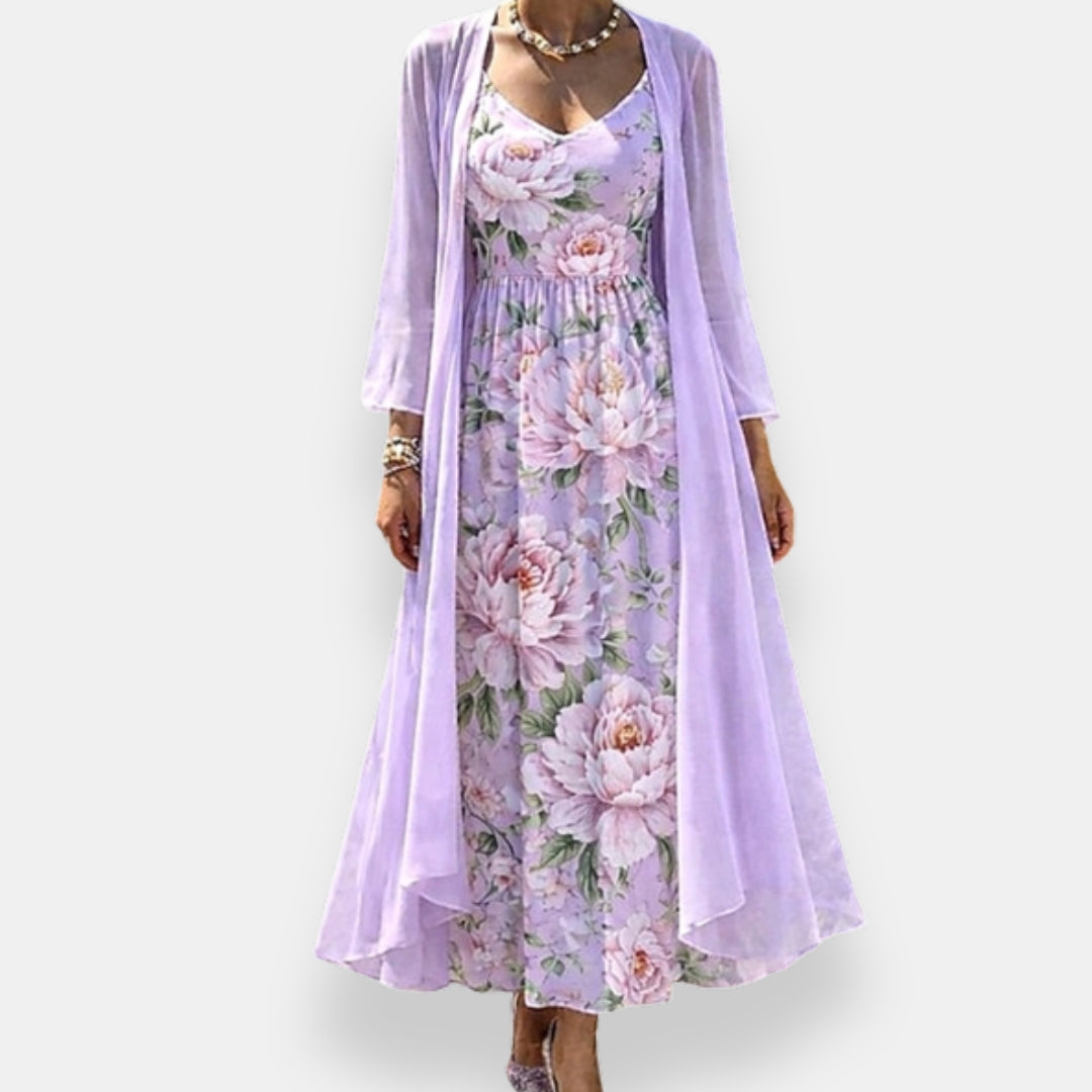 Aminthe | Ensemble Robe Fleurie