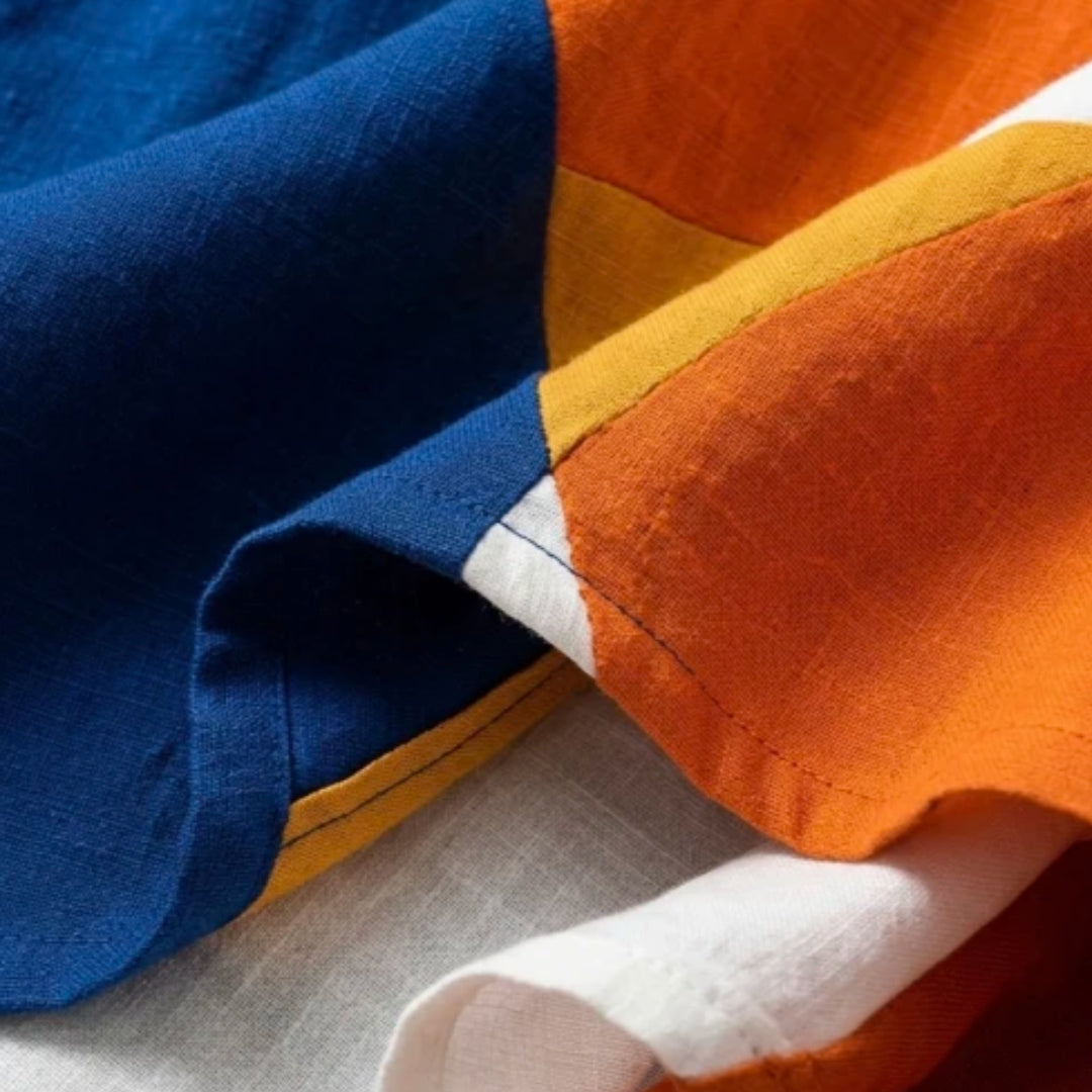 Berthe | Robe Longue Tricolore