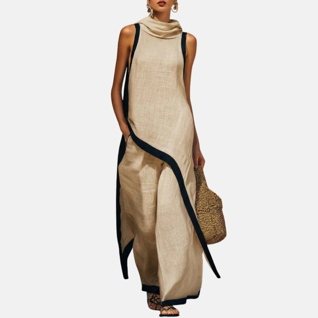 Léonie | Ensemble tunique longue et pantalon large
