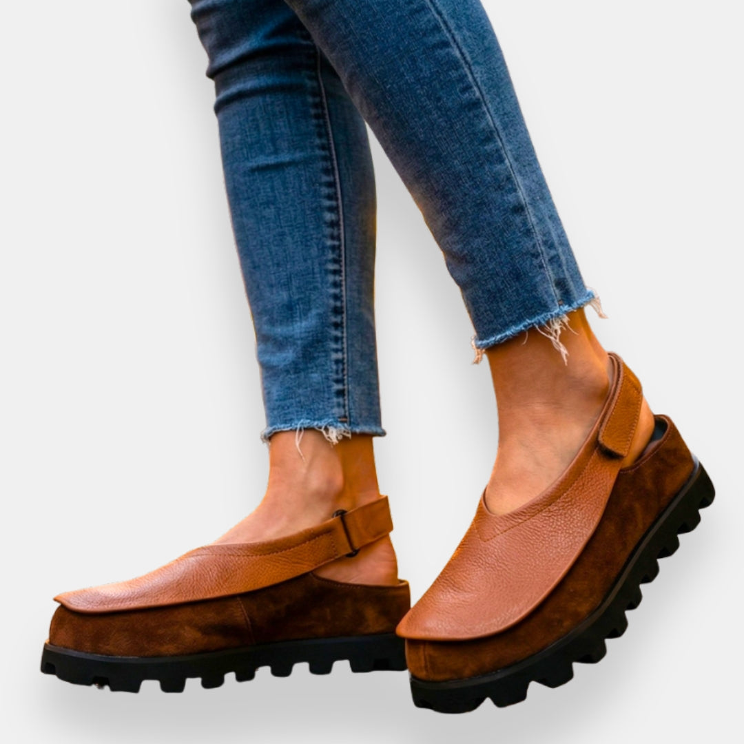 Cendrine | Mocassins Crantés Arrière