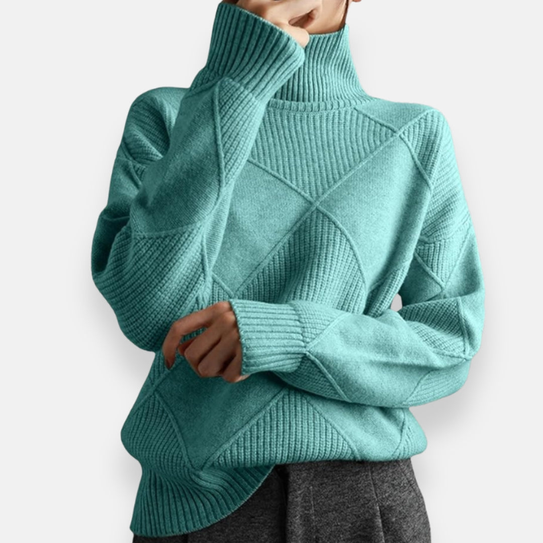 Maud | Pull à col roulé tendance