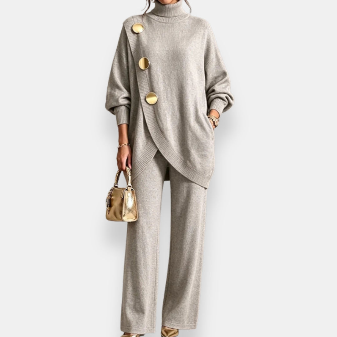Alaïa | Ensemble Roulé Boutons
