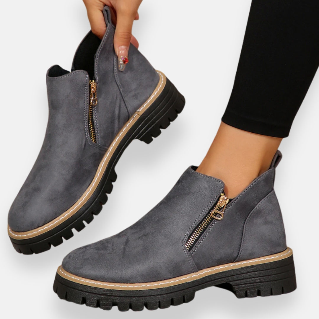 Estella | Bottines à Fermeture Éclair