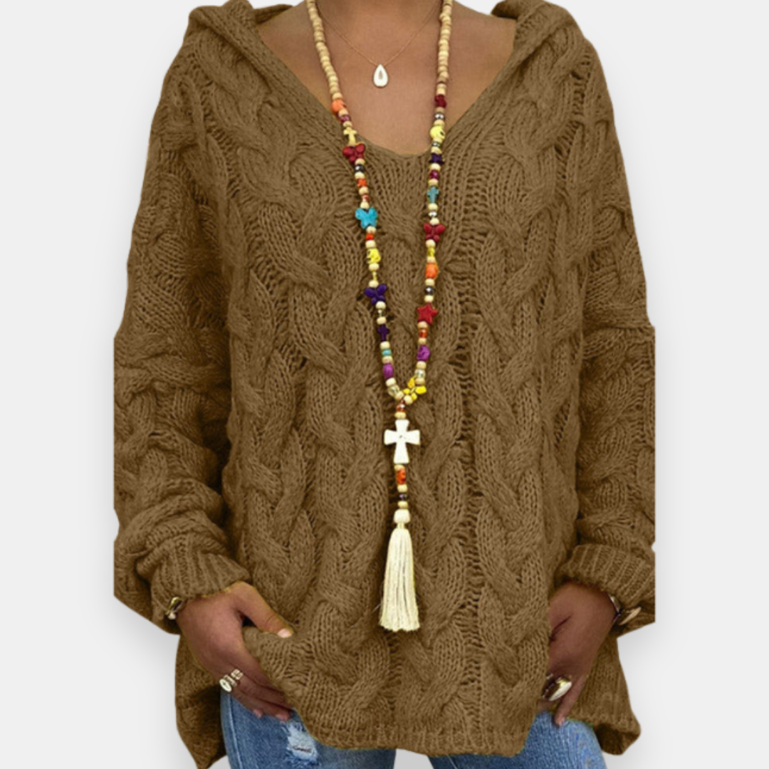 Bleuette | Pull Maille Capuche