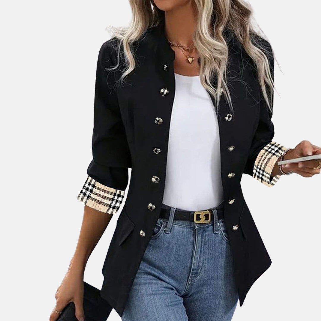 Casanda | Veste chic à boutons décoratifs