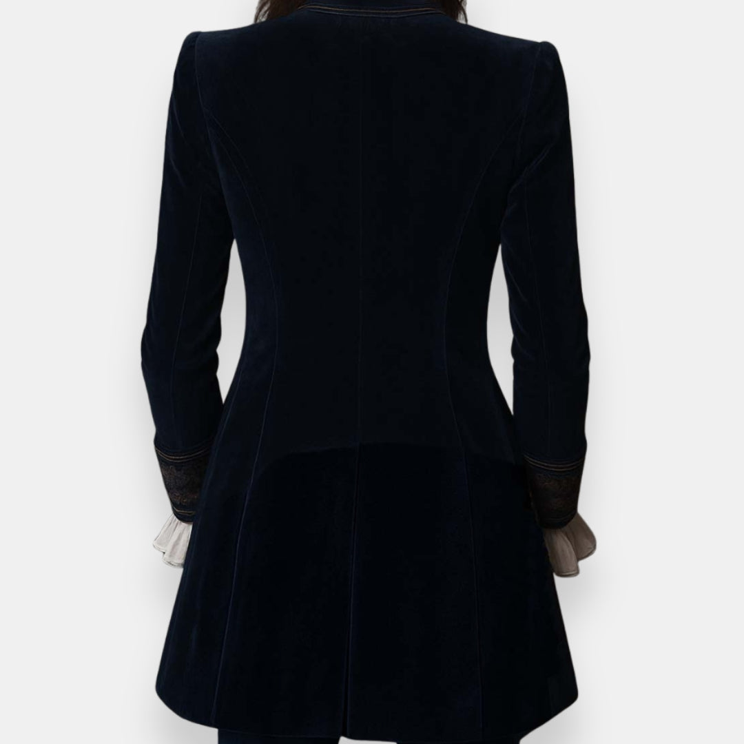 Garbiñe | Veste en Velours à Fermeture Zippée
