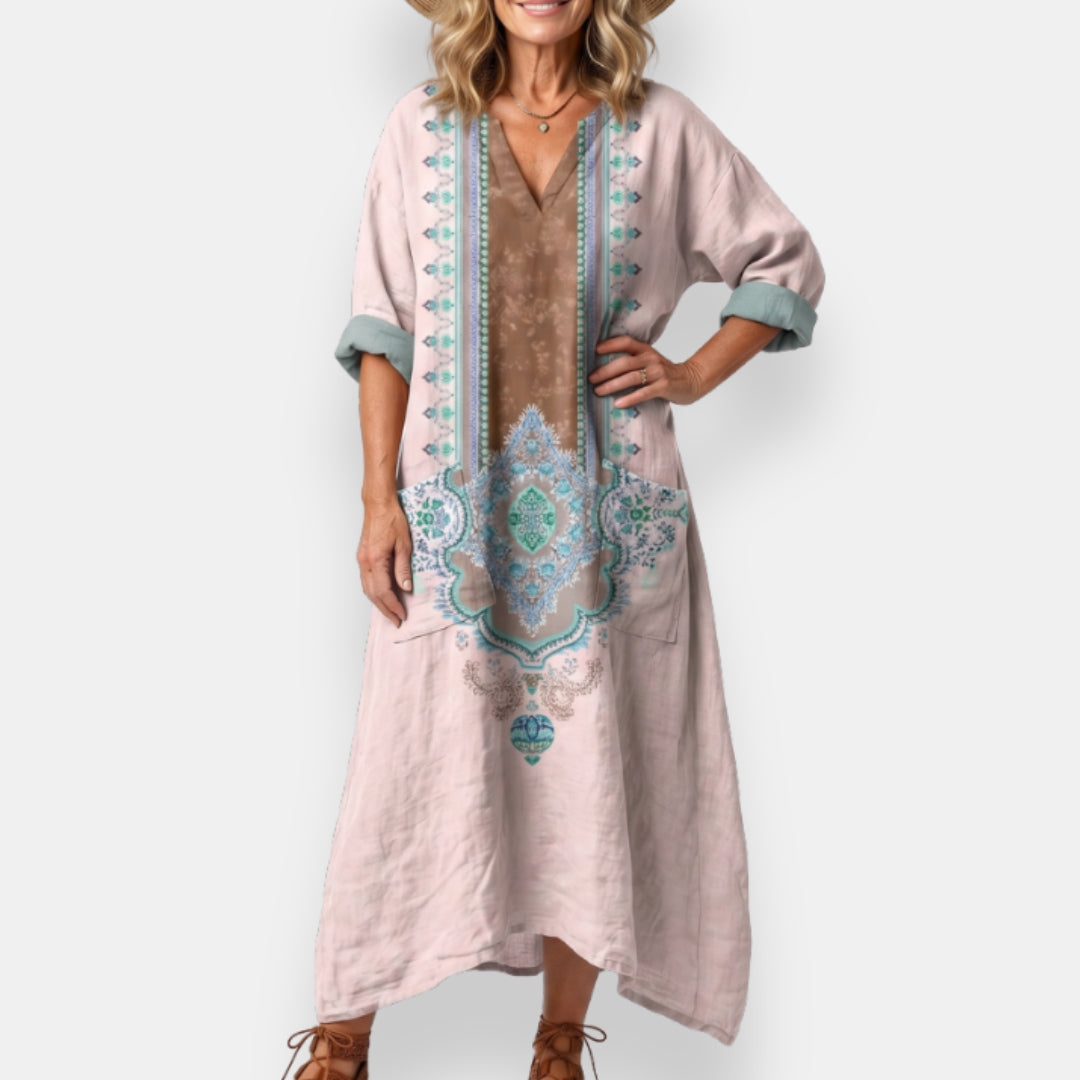 Enouig | Robe Kaftan Brodée