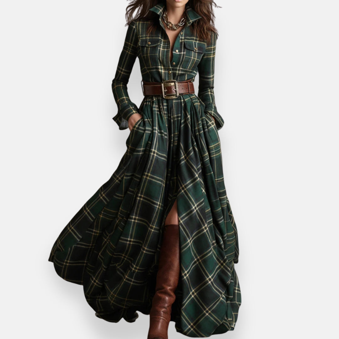 Énélie | Robe Chemise Carreaux