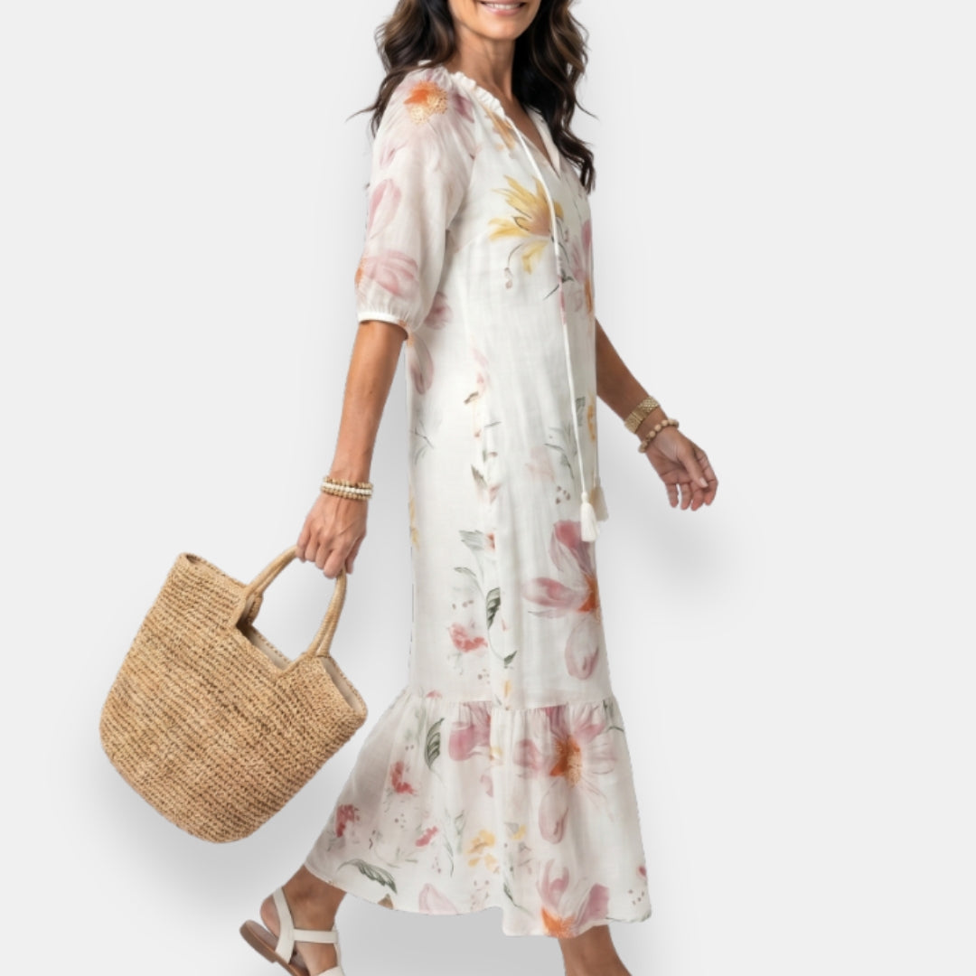 Envel | Robe Fleurie Bouffante