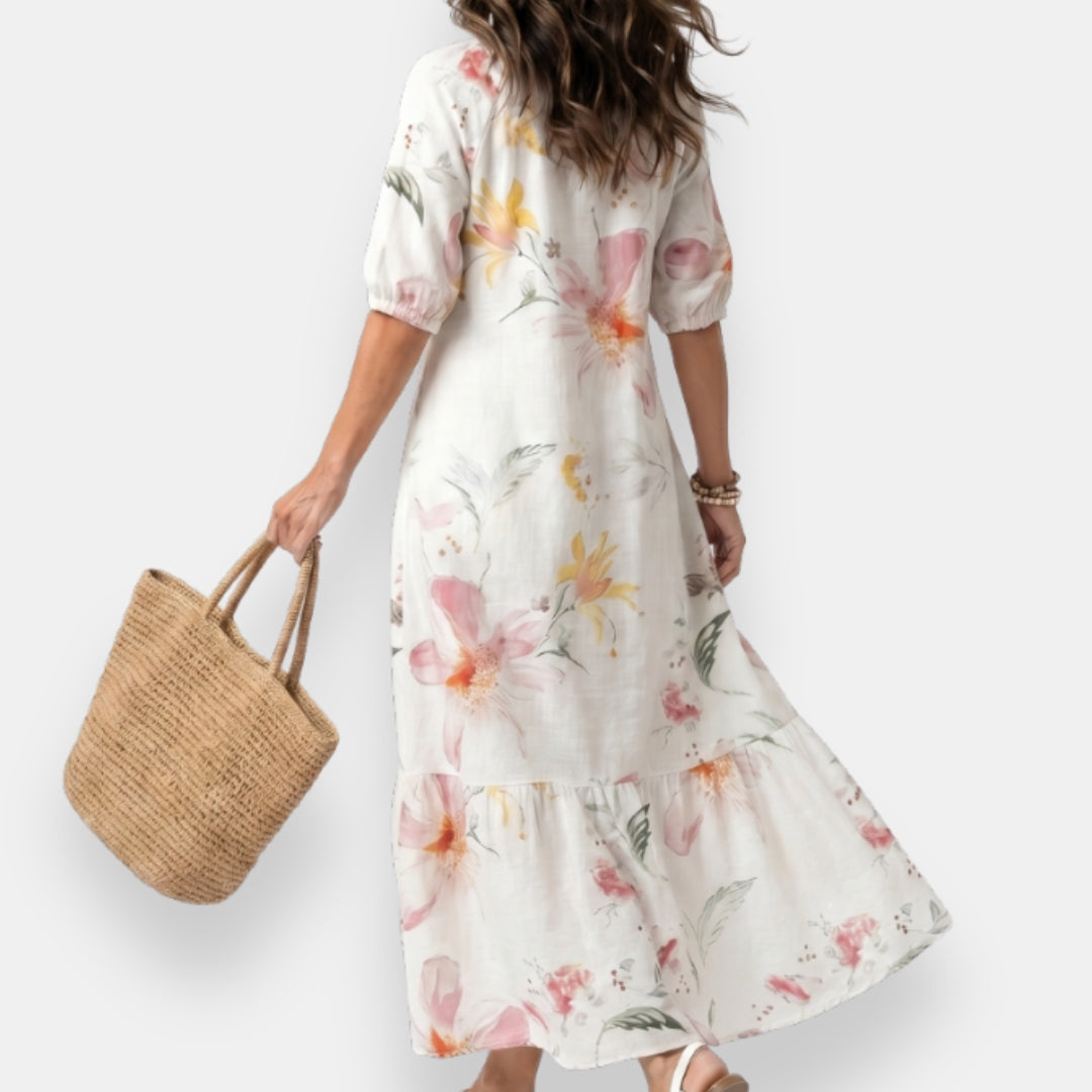 Envel | Robe Fleurie Bouffante