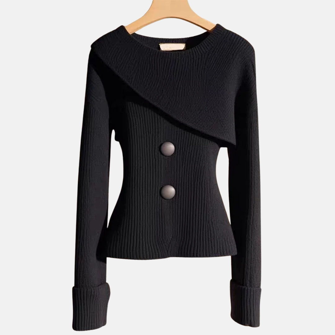 Noémie | Cardigan à coupe asymétrique