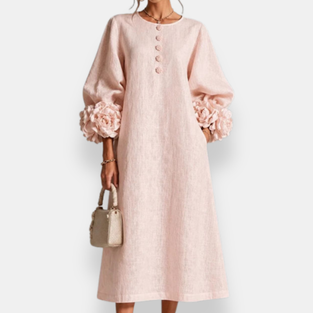 Marlie | Robe Mi-Longue Florale