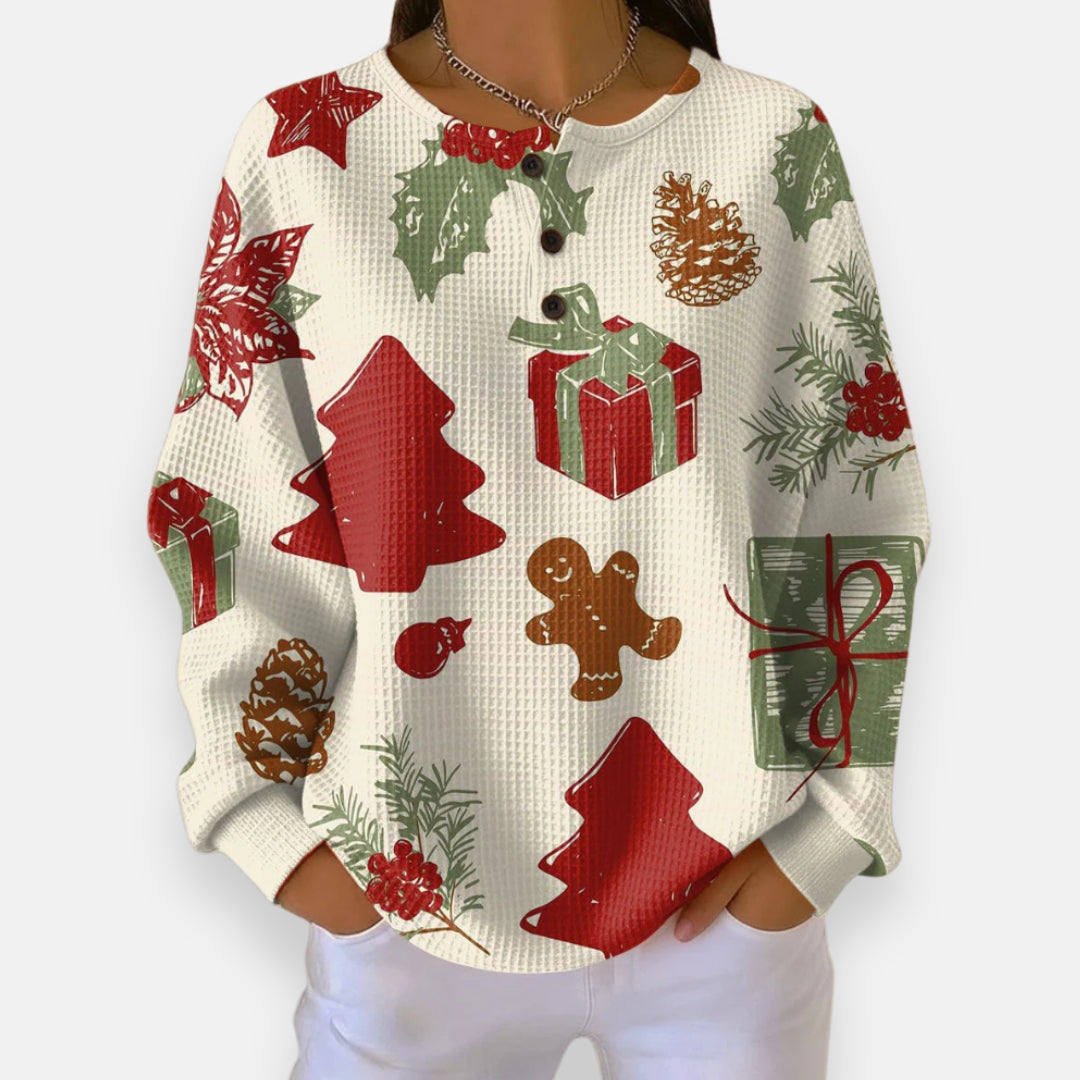 Féline | Sweat festif cosy