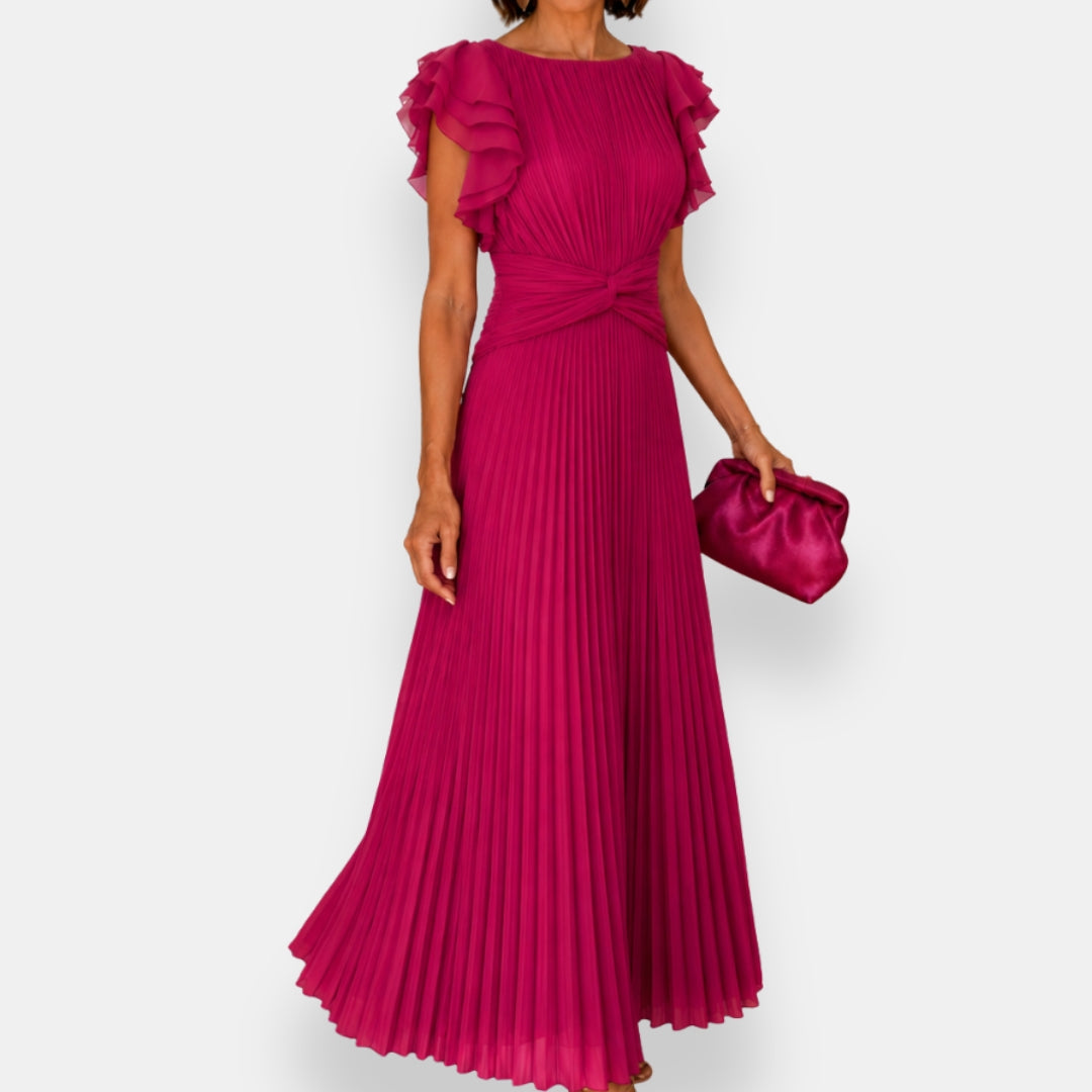 Foy | Robe Maxi Plissée