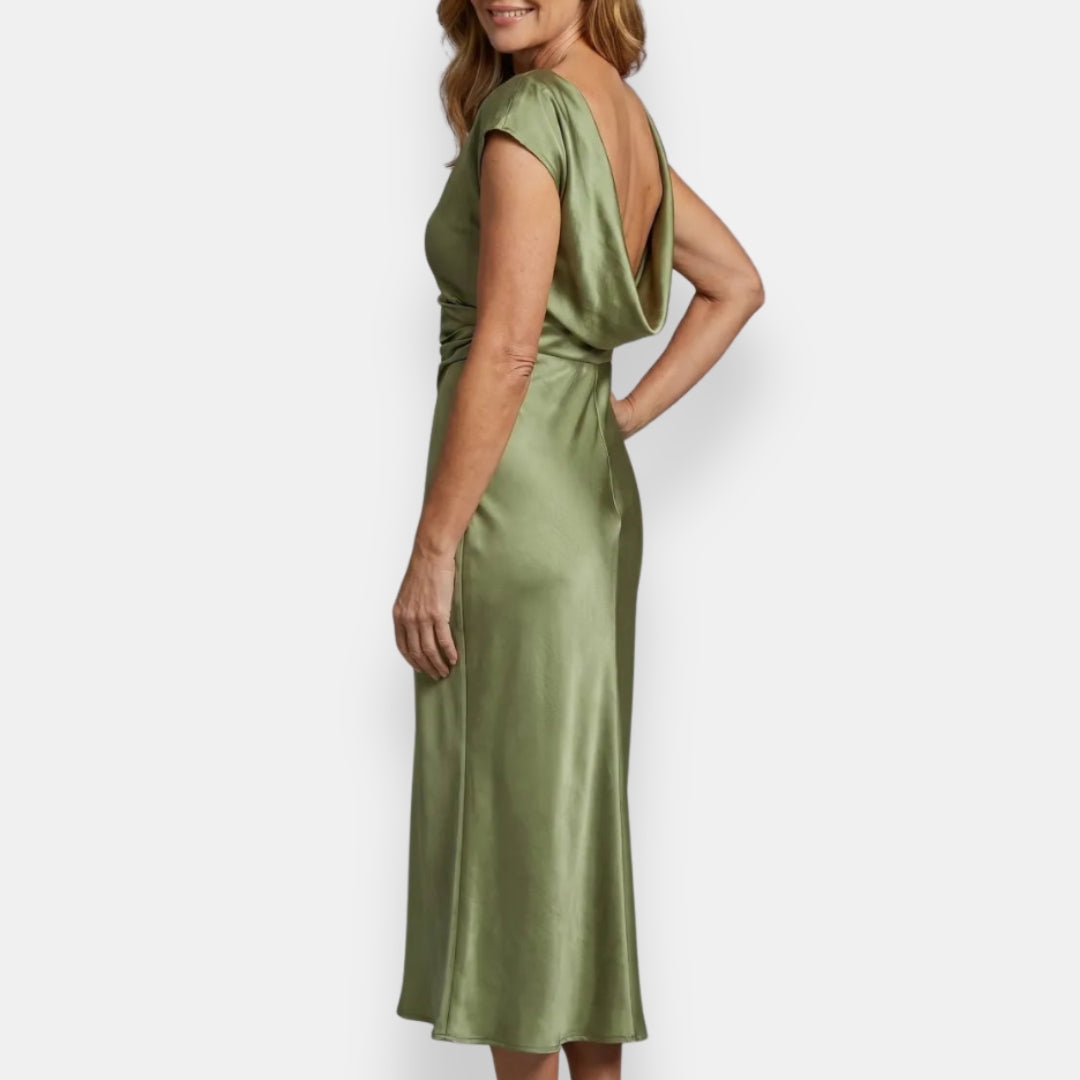 Suzette | Robe Satinée Bénitier