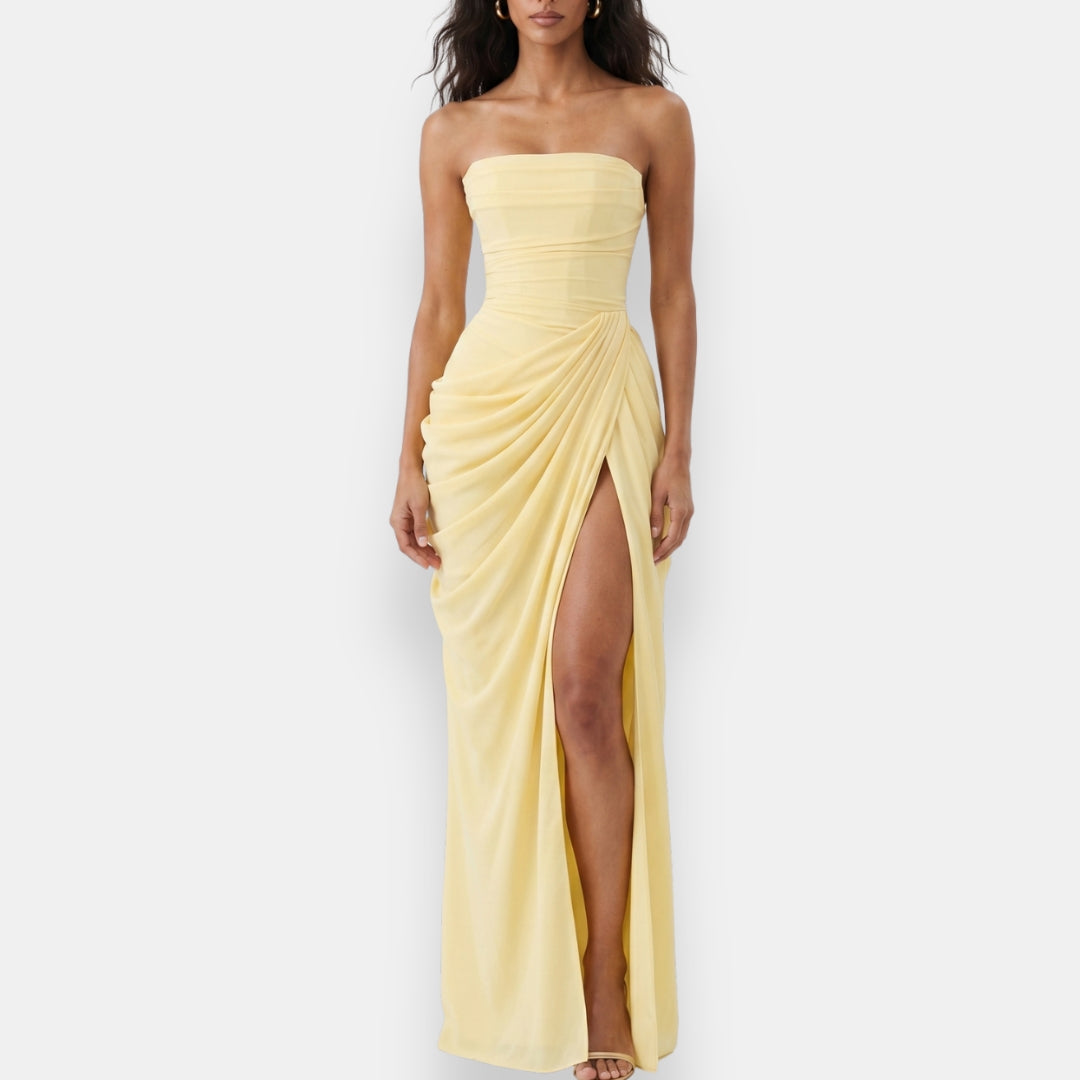 Trémaine | Robe Bustier Fendue