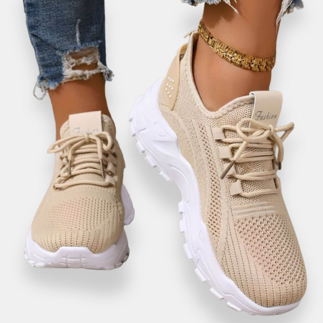 Fauvanne | Sneakers maille semelle crantée