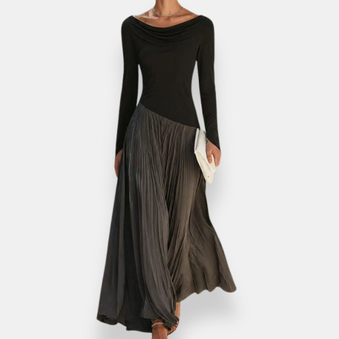 Juliane | Robe Plissée Asymétrique