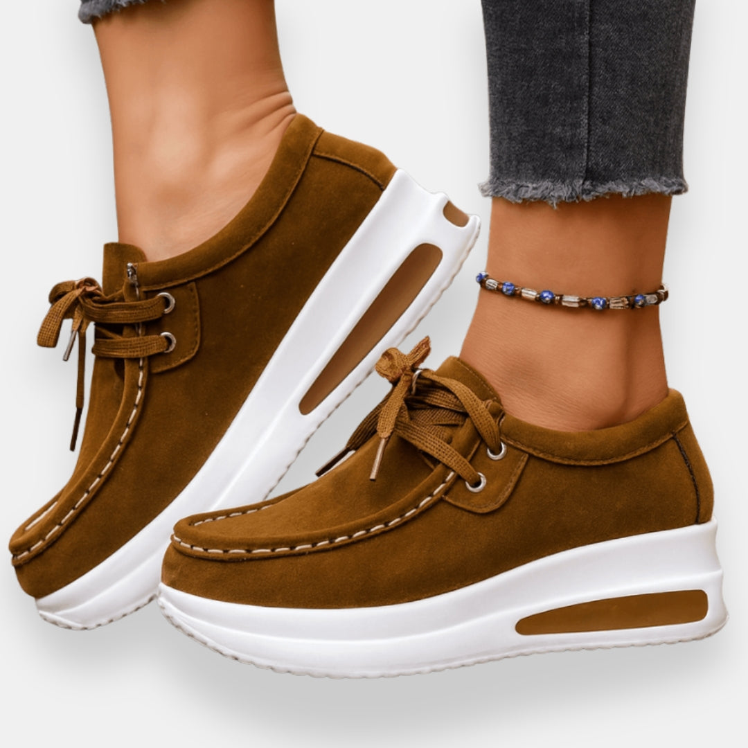 Jolande | Derbies compensées à lacets