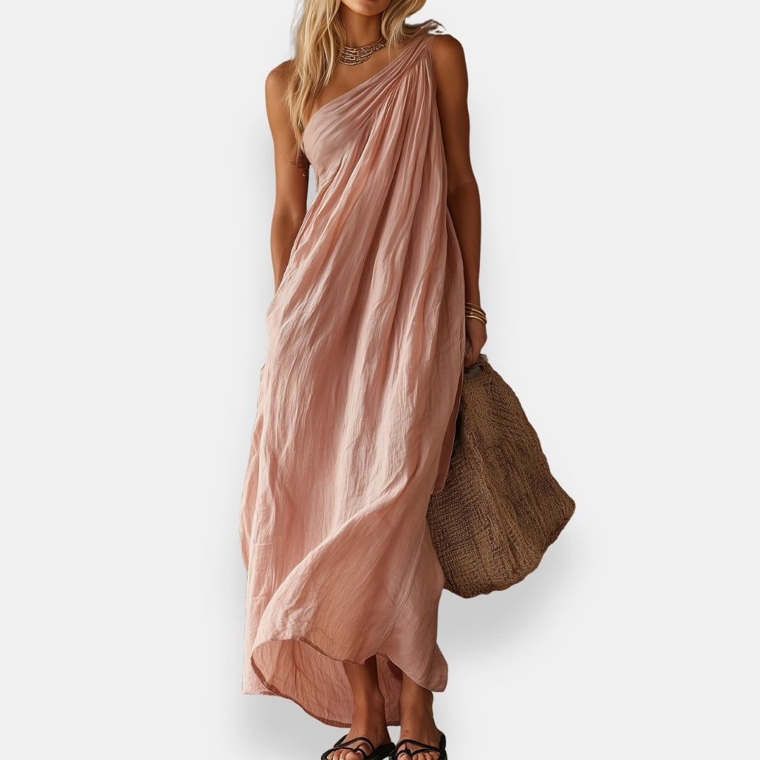 Maiwen | Robe Asymétrique Drapée