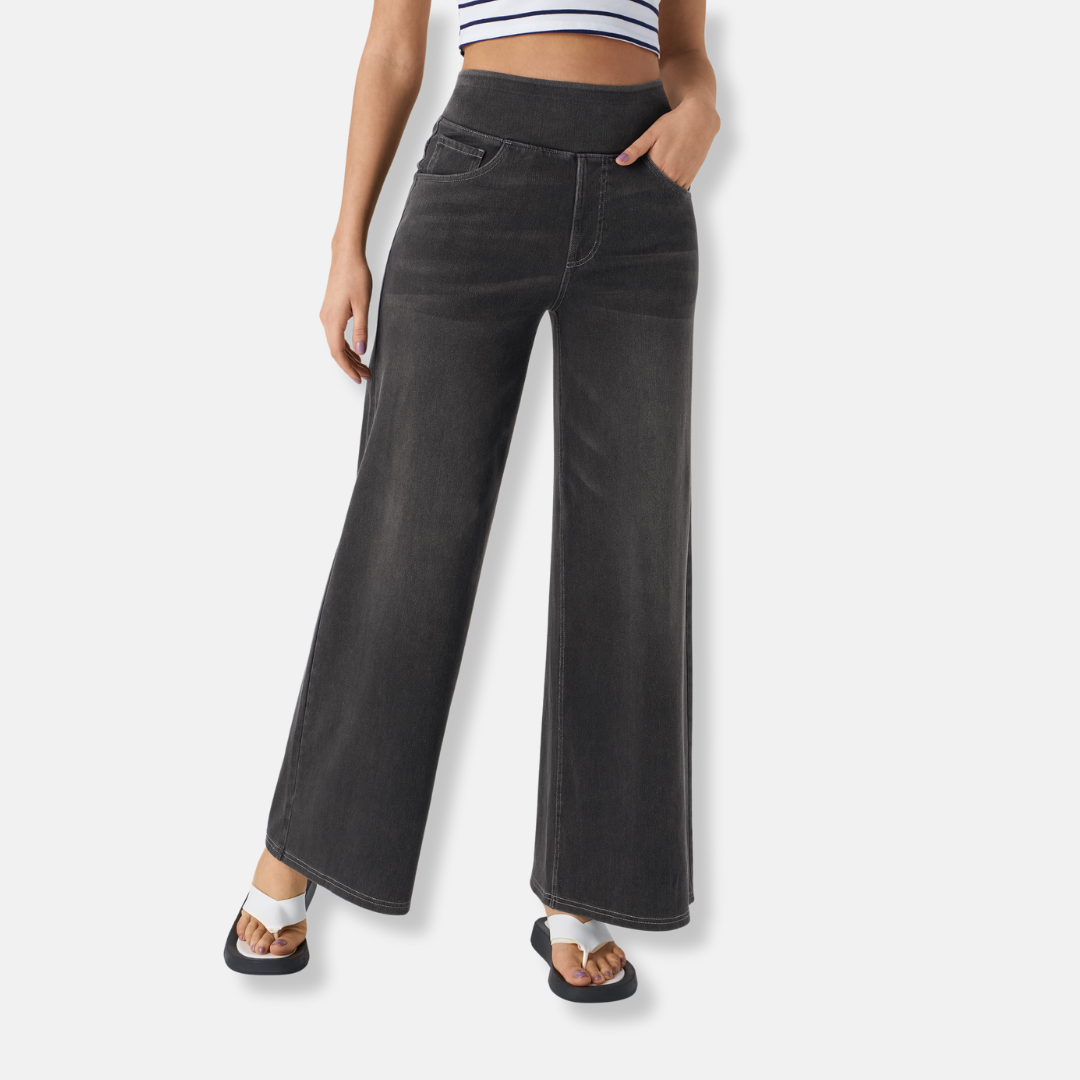 Leandra | Jean large taille haute