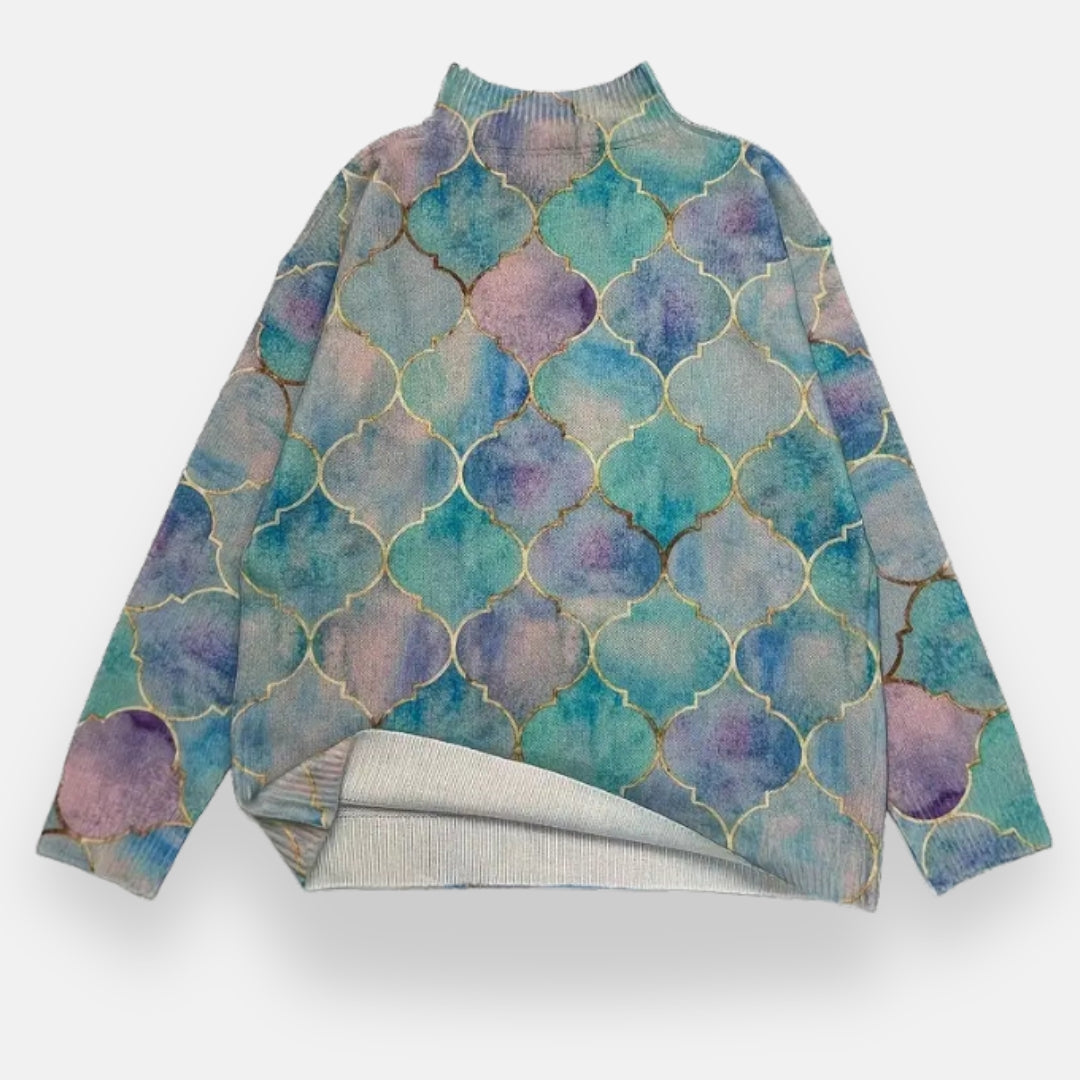 Désiréa | Pull motif aquarelle