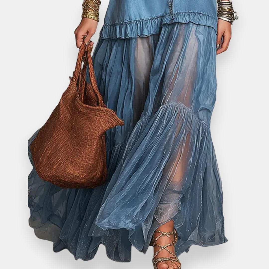Cunébelle | Robe longue bohème à volants
