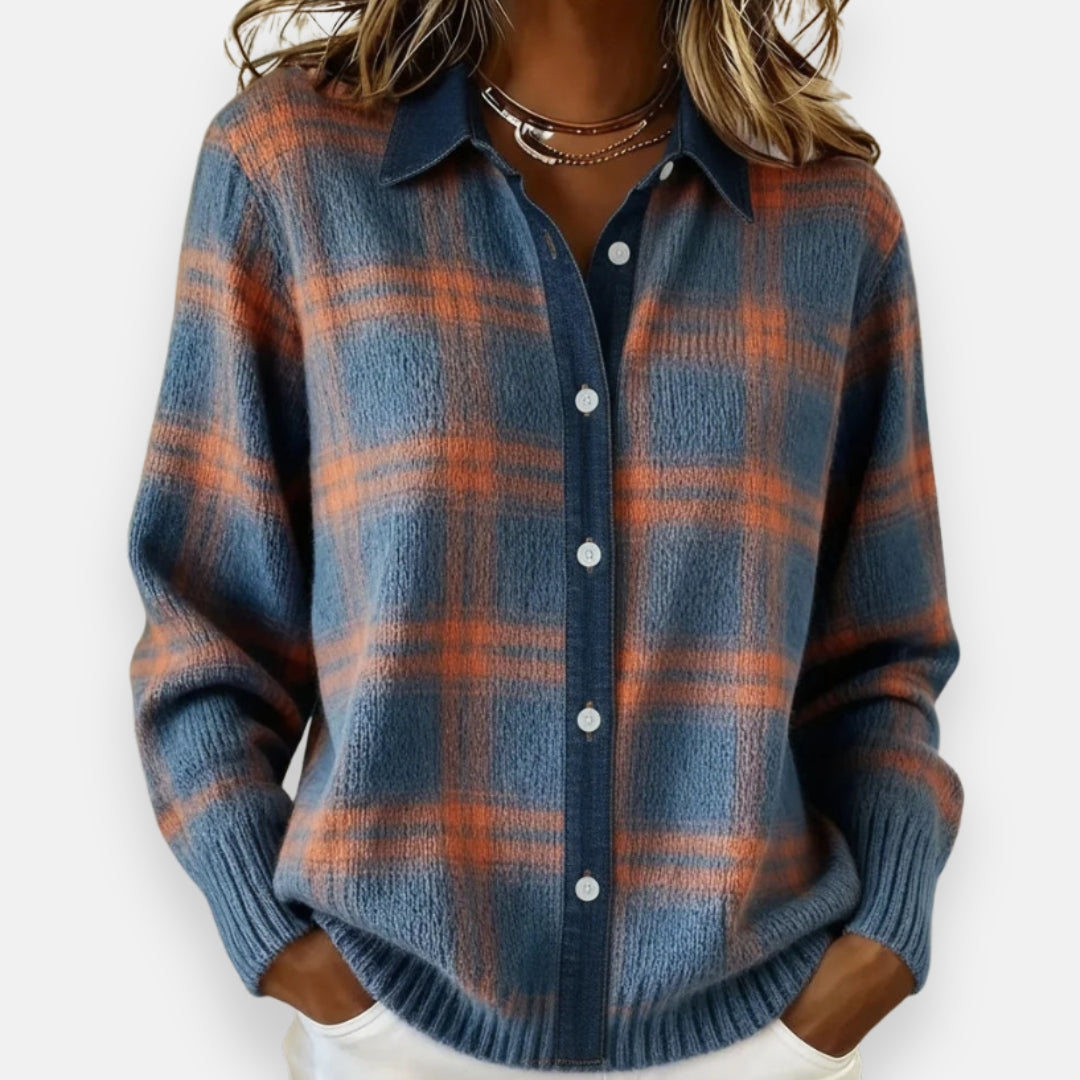 Delavie | Gilet à carreaux