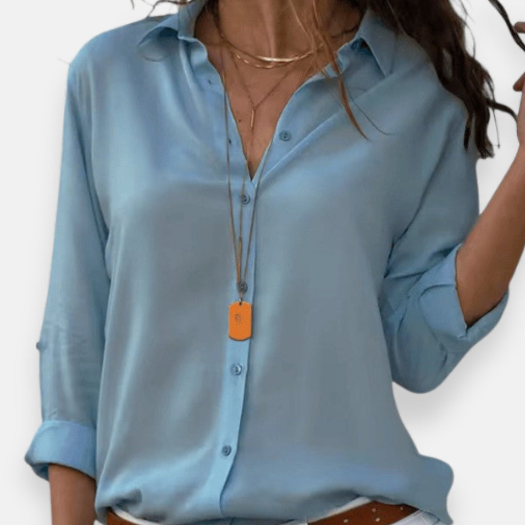 Annick | Chemise fluide à col classique