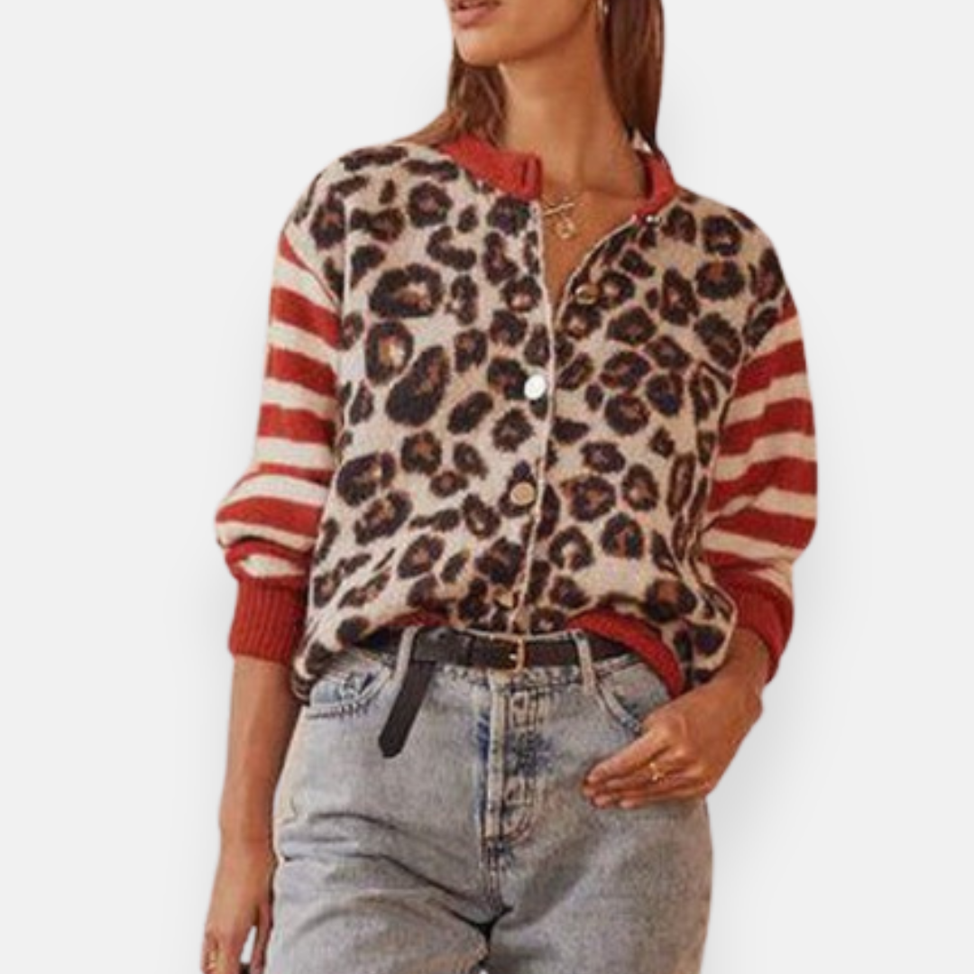 Sidalia | Cardigan à imprimé audacieux