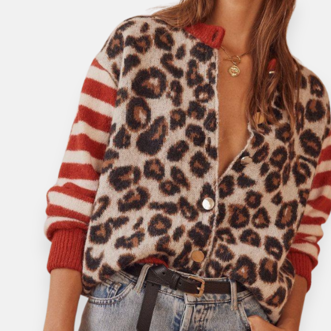 Sidalia | Cardigan à imprimé audacieux