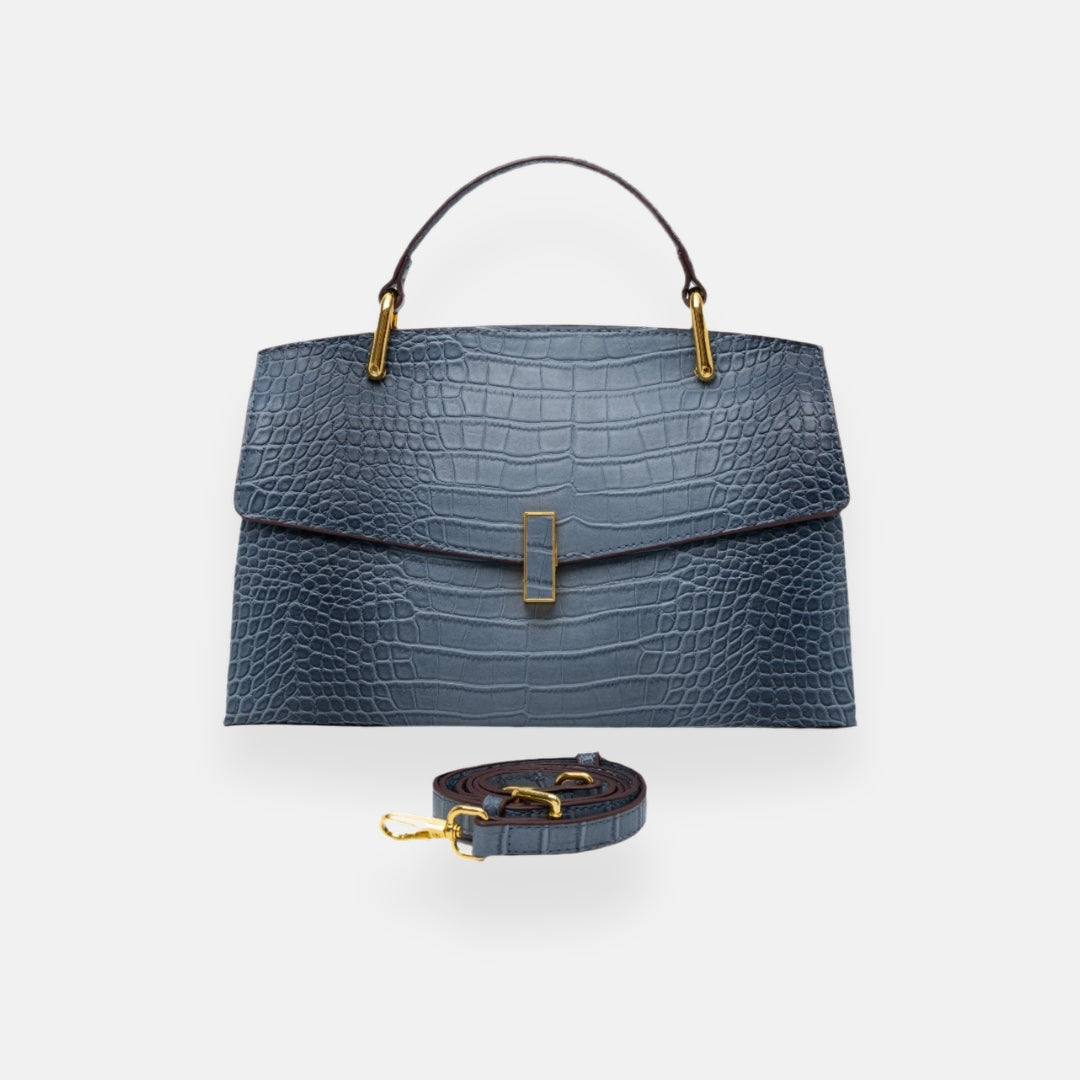 Bella | Sac à main effet crocodile