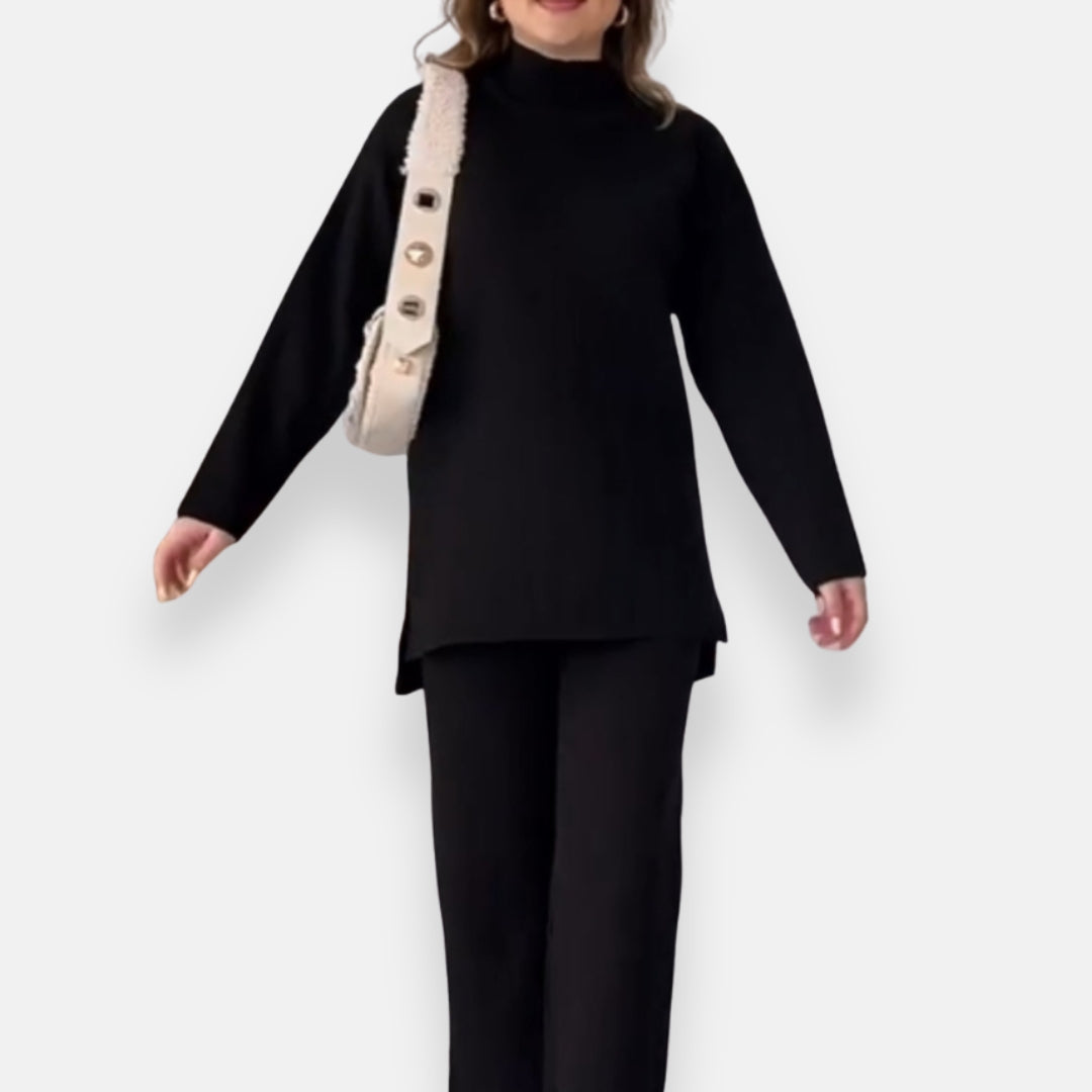 Sixtine | Ensemble décontracté à côtes