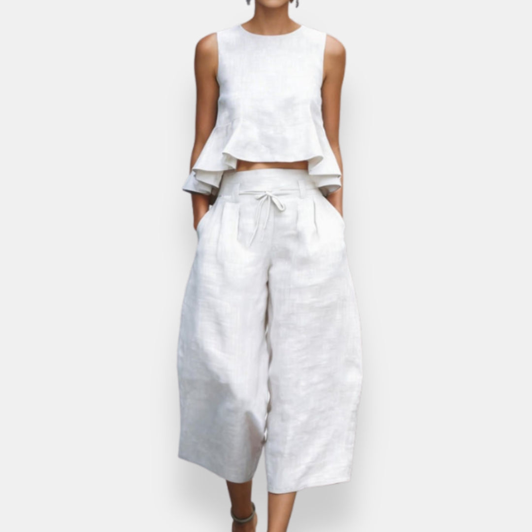 Iselvarne | Ensemble Crop Volanté