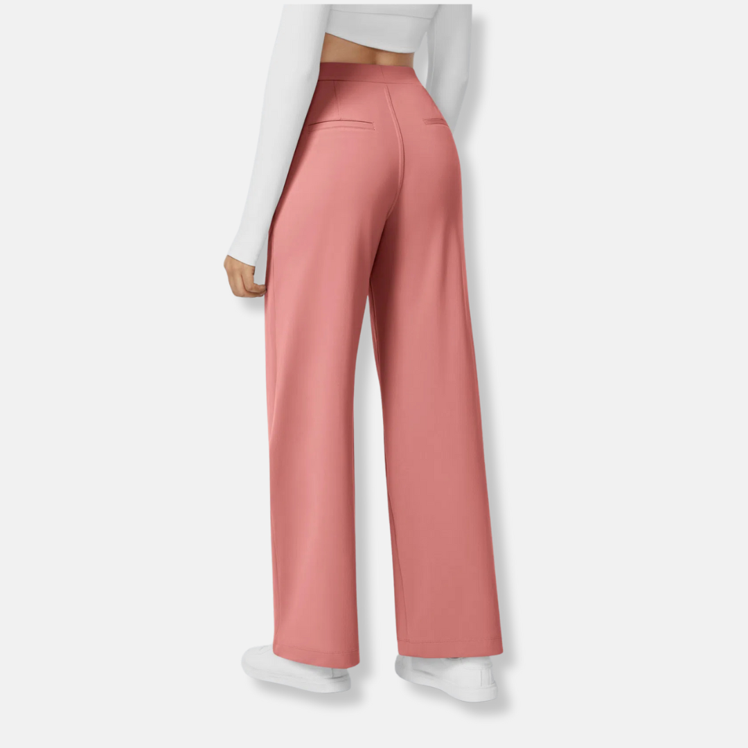 Nyra | Pantalon large taille haute