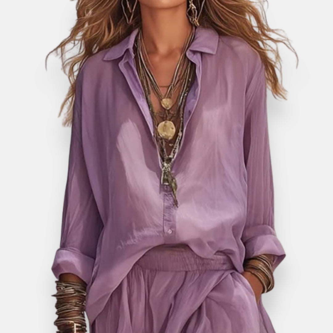 Claire | Robe Chemise Fluide