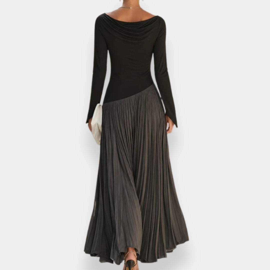 Juliane | Robe Plissée Asymétrique