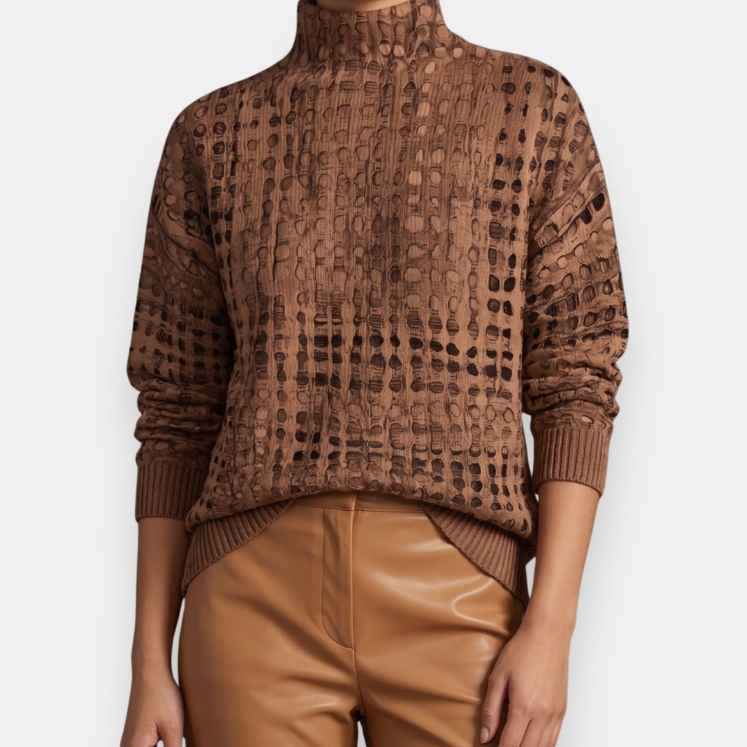 Itsaso | Sweat Ajouré Col Haut
