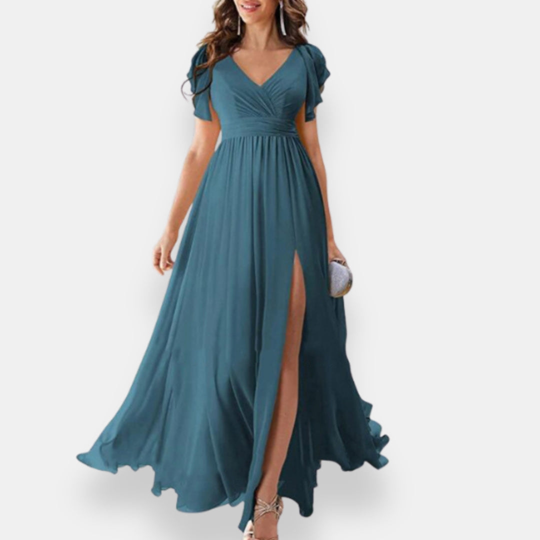 Marfise | Robe fendue papillon