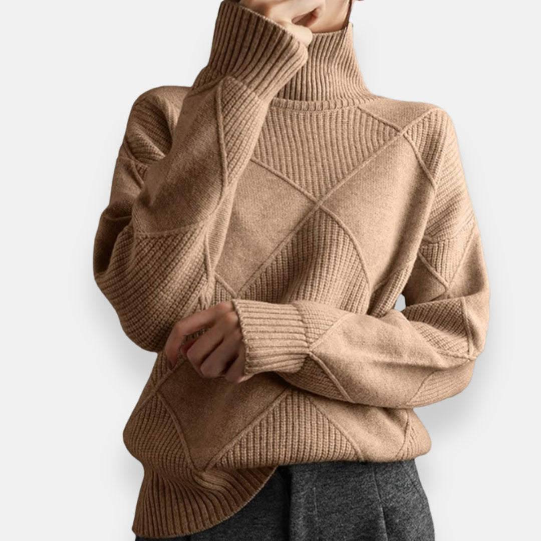 Maud | Pull à col roulé tendance