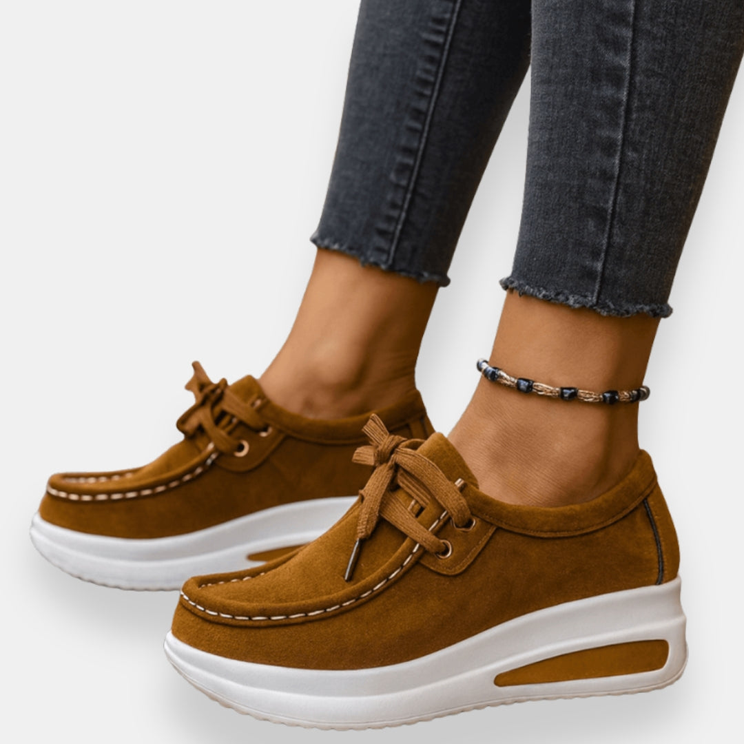 Jolande | Derbies compensées à lacets