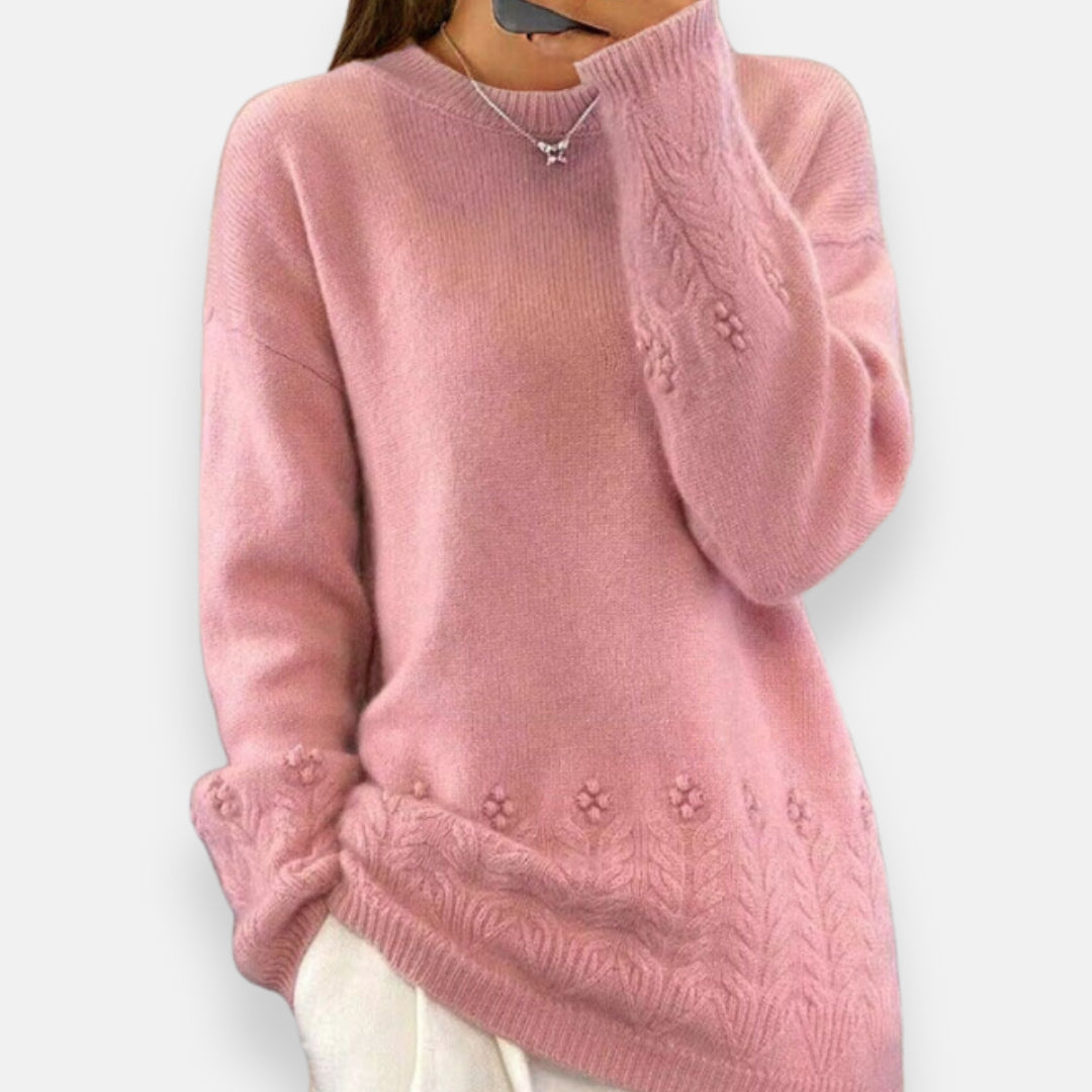 Gaéline | Pull brodé chic