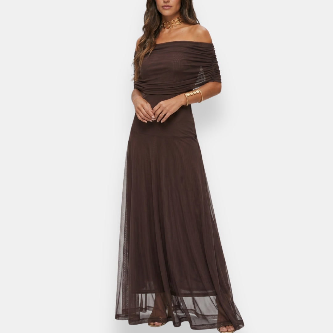 Lormoise | Robe Longue Asymétrique